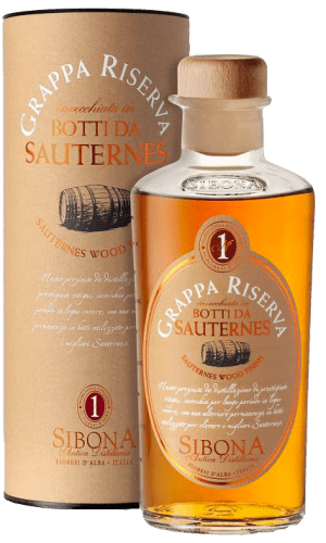 Distillerie Sibona Grappa Riserva Botti da Sauternes Non millésime 50cl