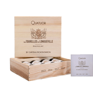 Château Pichon Baron Coffret Quatuor Tourelles Red Non millésime 300cl