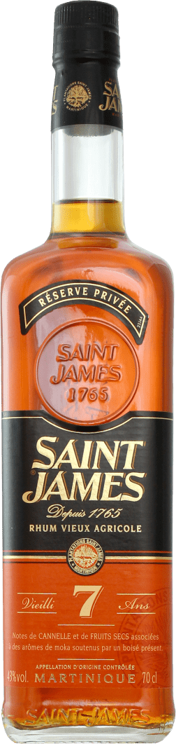 Rhum St. James 7 Ans Res. Privée Non millésime 70cl