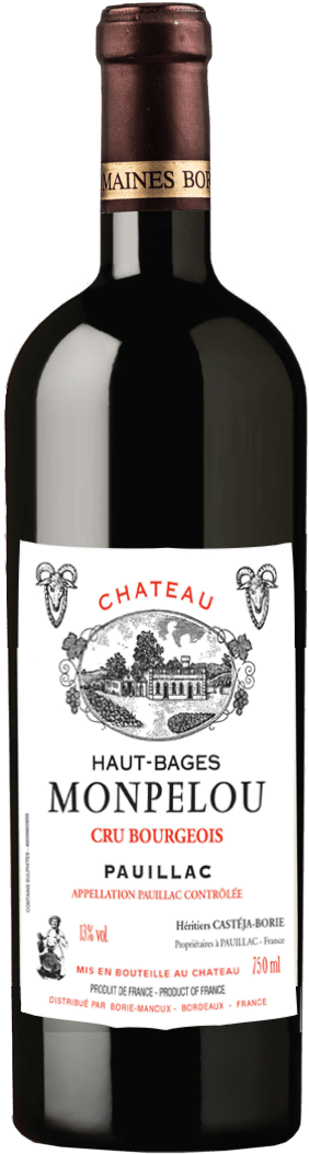 Château Batailley Château Haut-Bages Monpelou Rouges 2016 75cl