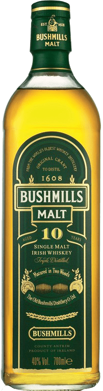 Whiskey Bushmills 10 Ans Non millésime 70cl