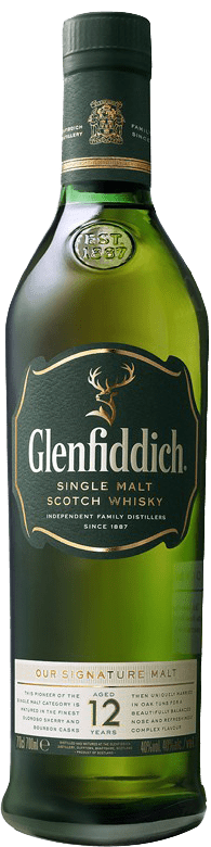 Whisky Glenfiddich 12 Ans Non millésime 70cl