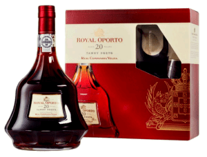 Real Companhia Velha Porto Royal Oporto 20 ans Tawny + verres Non millésime 75cl