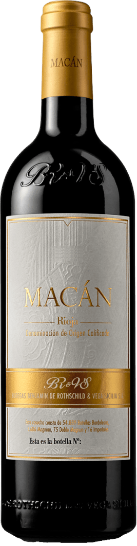 Bodegas Benjamin de Rothschild & Vega Sicilia Macàn Rot 2016 75cl