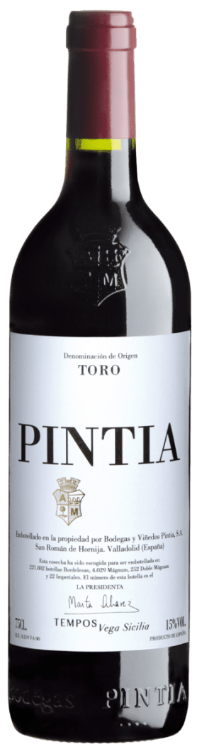 Vega Sicilia Pintia Rouges 2019 75cl