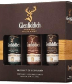  Whisky Glenfiddich 3 x 5 cl. -12,15,18 Ans Non millésime 15cl