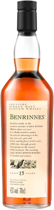  Distillerie Flora & Fauna de Diageo Whisky Benrinnes 15 ans Non millésime 70cl